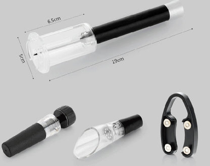 Set Apribottiglie Vino a Pressione d'Aria