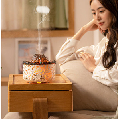 Vulkano Aura - Diffusore di Oli Essenziali a Effetto Fiamma e Fumo