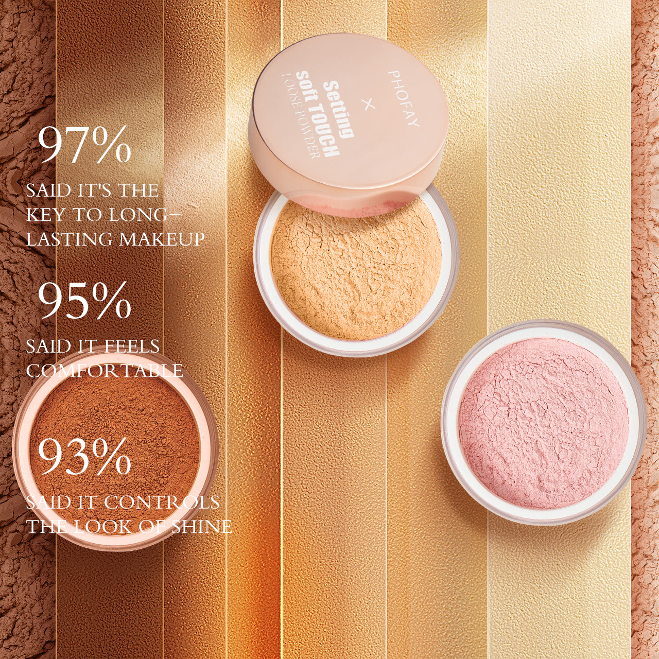 PHOFAY Soft Touch Loose Powder