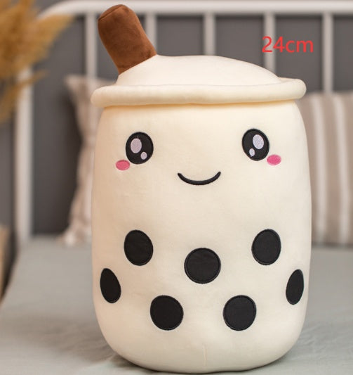 Boba Tea Plush – Cuscino Peluche a forma di Tazza Bubble Tea