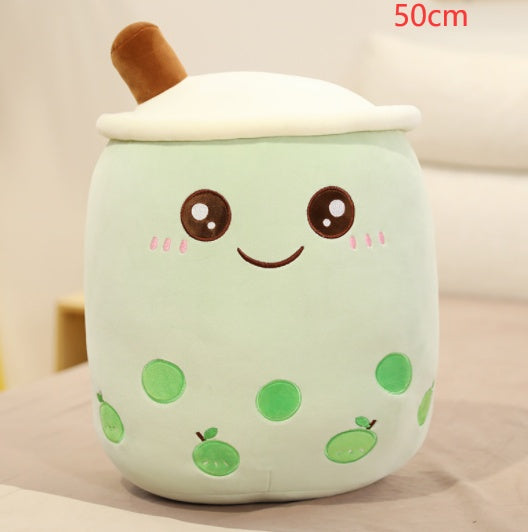 Boba Tea Plush – Cuscino Peluche a forma di Tazza Bubble Tea
