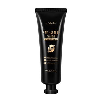 Maschera Oro e con Bava di Lumaca
