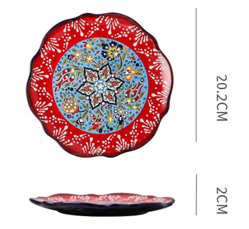 Piatti in Ceramica Sottosmalto - Boho Style