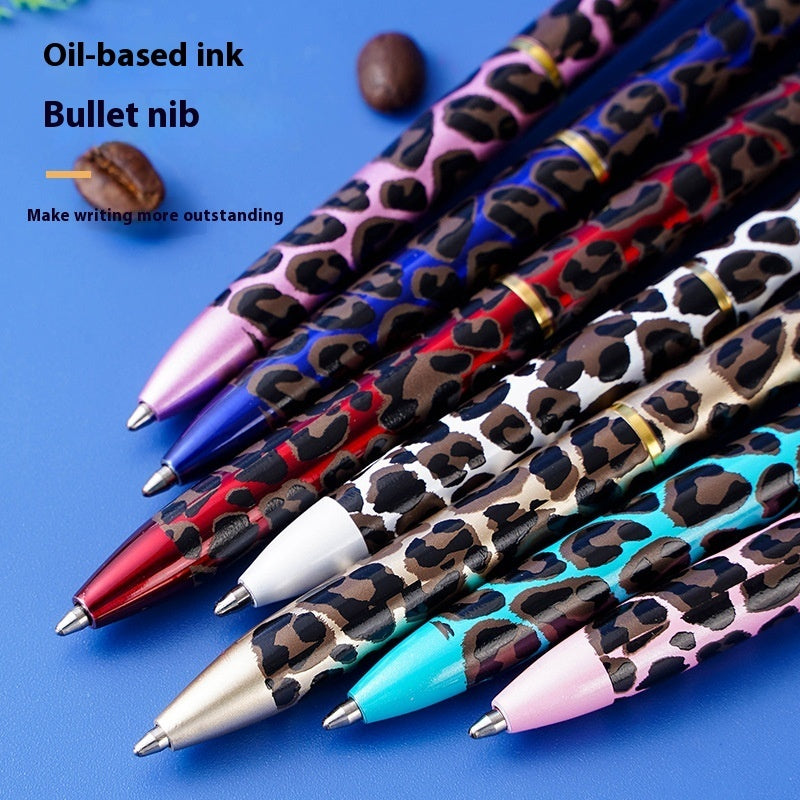 Penna Leopard-Diamond in Metallo