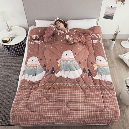 Piumino Indossabile con Maniche Stay-Warm