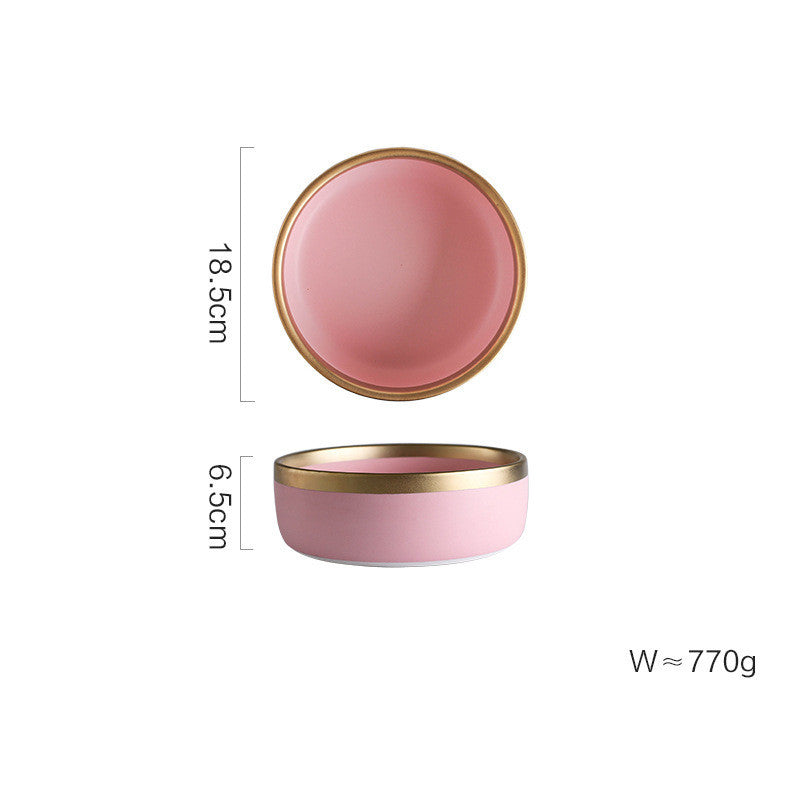 Pink Minimal Ceramic – Servizio da Tavola in Ceramica Rosa