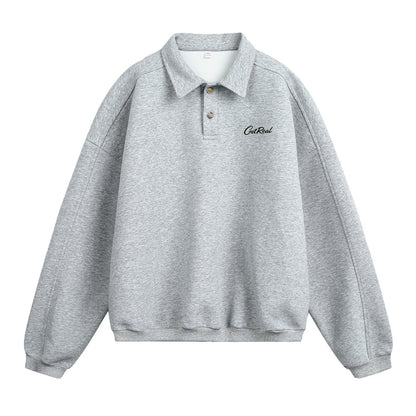 Felpa Polo Urban  – Felpa con Colletto Classico Senza Cappuccio (M-2XL)
