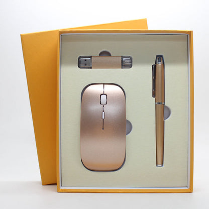Set Business Executive 3-in-1: Mouse Wireless + Penna + Chiavetta USB (2.4GB / 4GB / 8GB / 16GB)