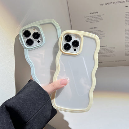Candy-Wave: Custodia con Bordo Ondulato (Iphone 13 / 13 Pro / 13 Pro Max / 14 / 14 Plus / 14 Pro / 14 Pro Max)