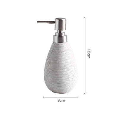 Ceramic-Wave Shower Flask