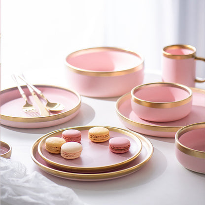 Pink Minimal Ceramic – Servizio da Tavola in Ceramica Rosa