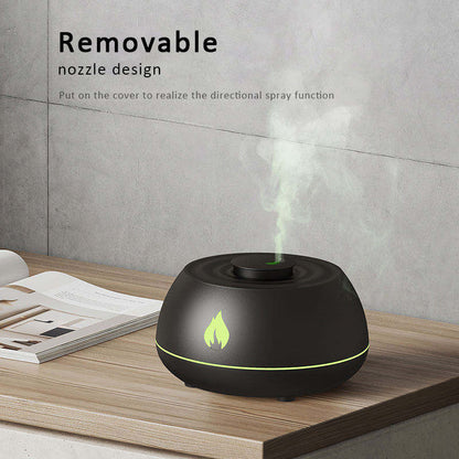 Flame Mood - Mini Umidificatore Aroma a 7 Colori