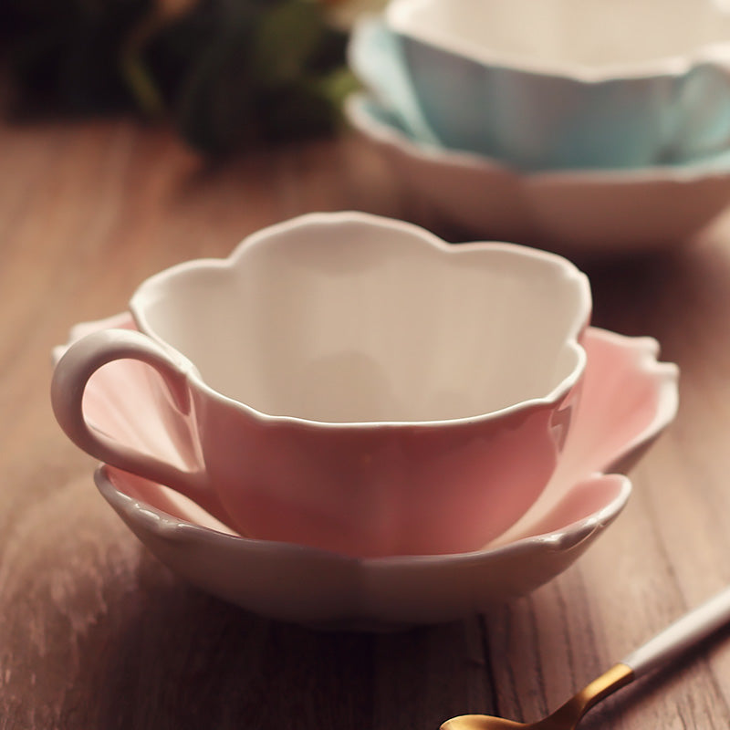 English Flower Mug – Tazza da Tè con Decori Floreali