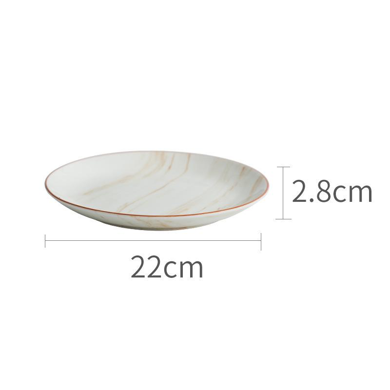 Marble Glaze Collection – Ciotole e Piatti Marmorizzati