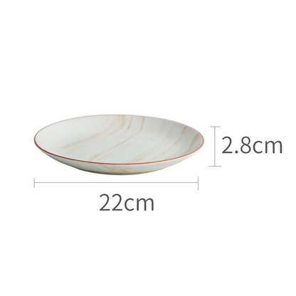 Marble Glaze Collection – Ciotole e Piatti Marmorizzati