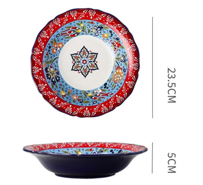 Piatti in Ceramica Sottosmalto - Boho Style