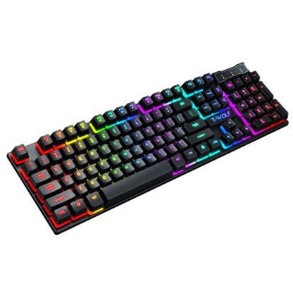 Combo TechGlide: Set Gaming Tastiera LED & Mouse RGB
