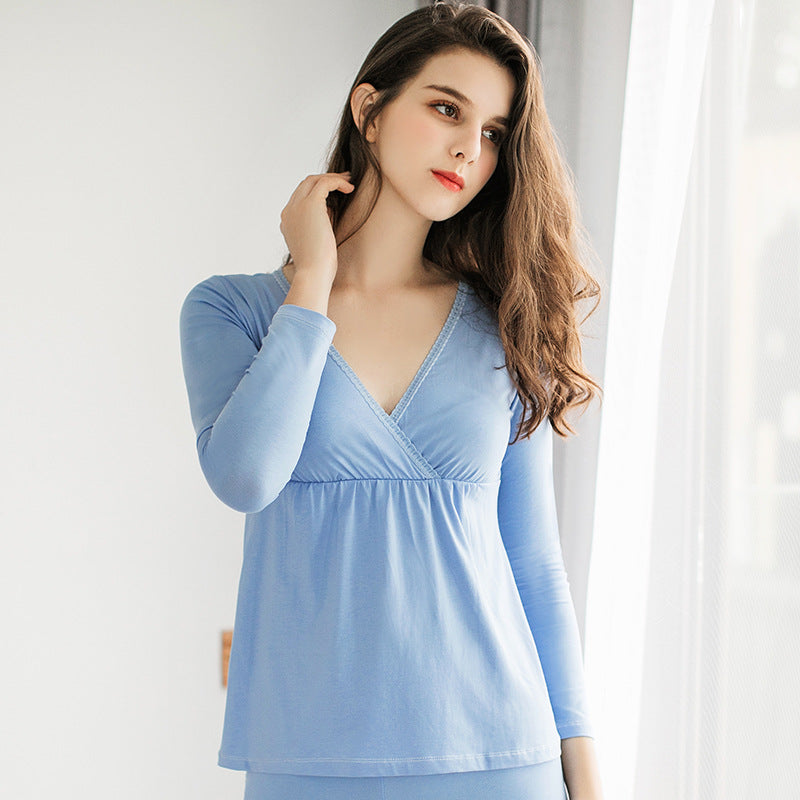 Mom Flow - Maglia per Allattamento con Accesso Rapido (M-2XL)