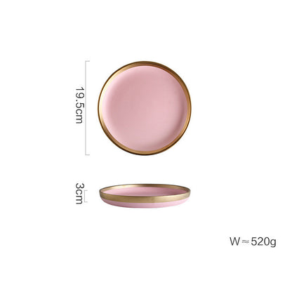 Pink Minimal Ceramic – Servizio da Tavola in Ceramica Rosa