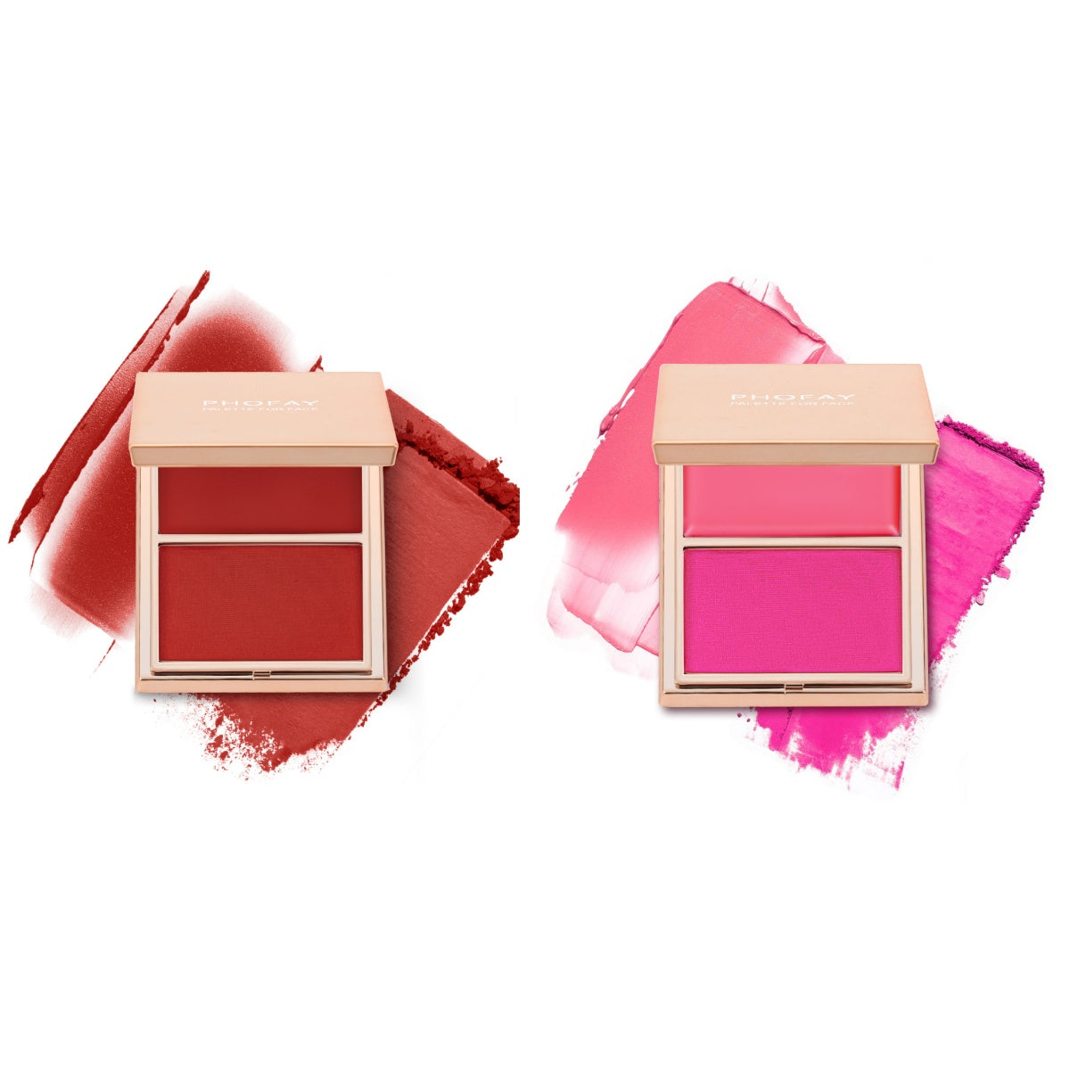 PHOFAY Cream & Powder Blush Duo