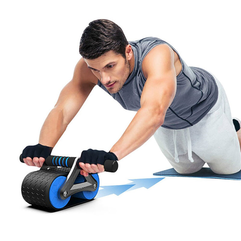 Auto-Rebound – Rullo Addominale a Doppia Ruota con Ritorno Assistito