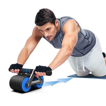 Auto-Rebound – Rullo Addominale a Doppia Ruota con Ritorno Assistito