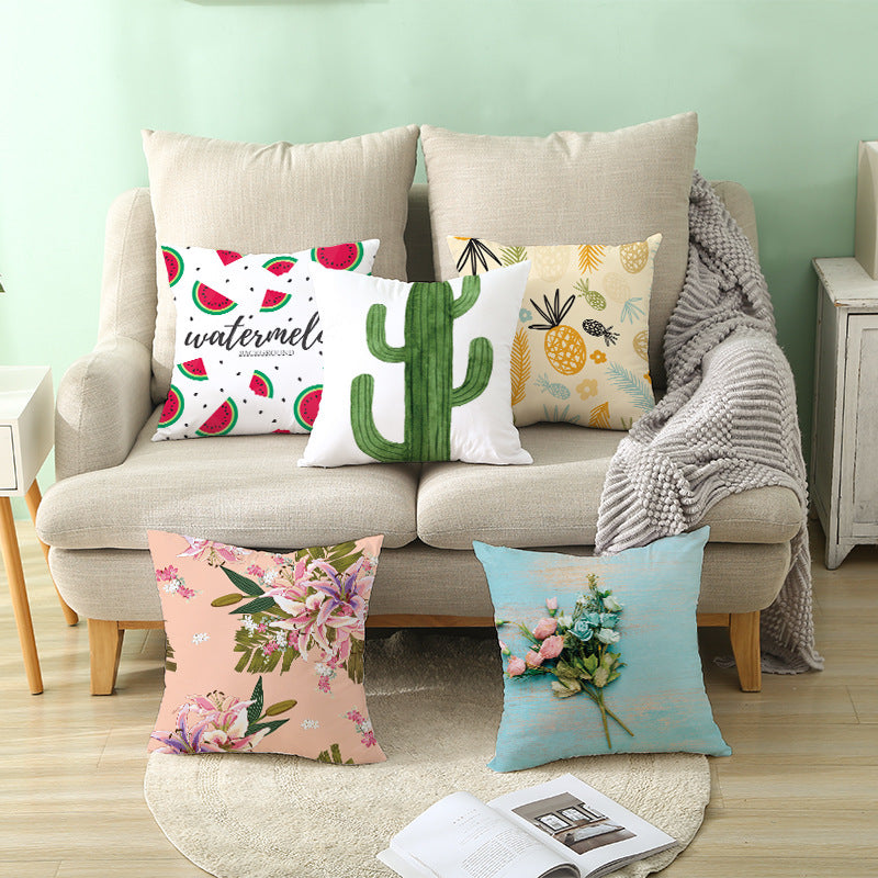 Fresh Fruit Cushion Case – Fodera per Cuscino con Decorazioni a Tema Frutta