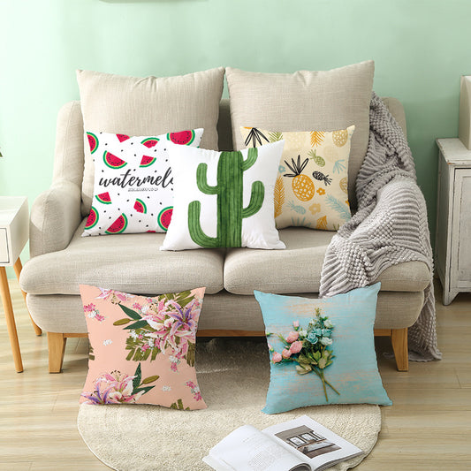 Fresh Fruit Cushion Case – Fodera per Cuscino con Decorazioni a Tema Frutta