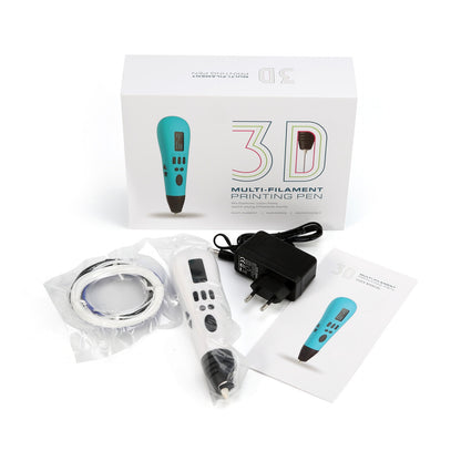 Multi-Color 3D Printing Pen con Display LCD