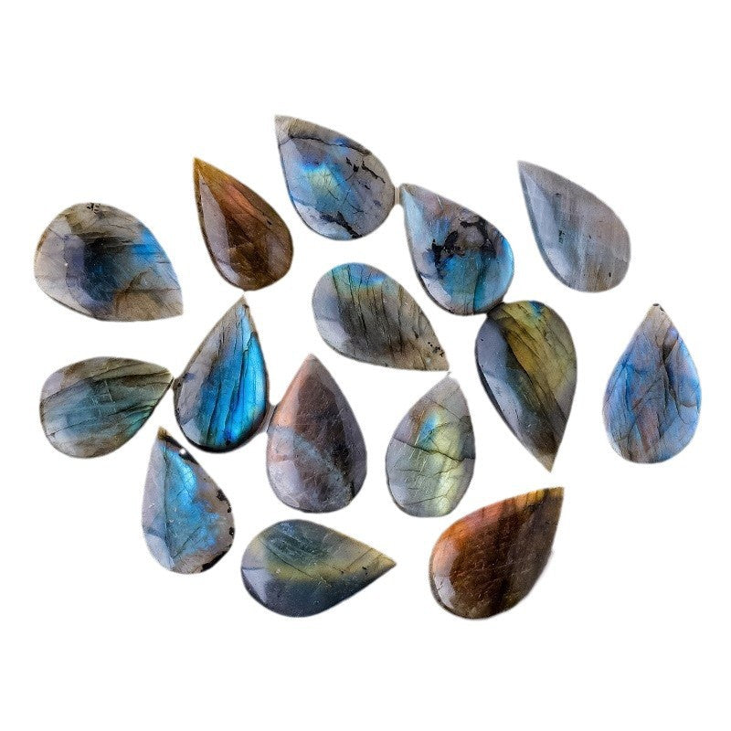 DeepIris - Pietre a Goccia in Labradorite Naturale