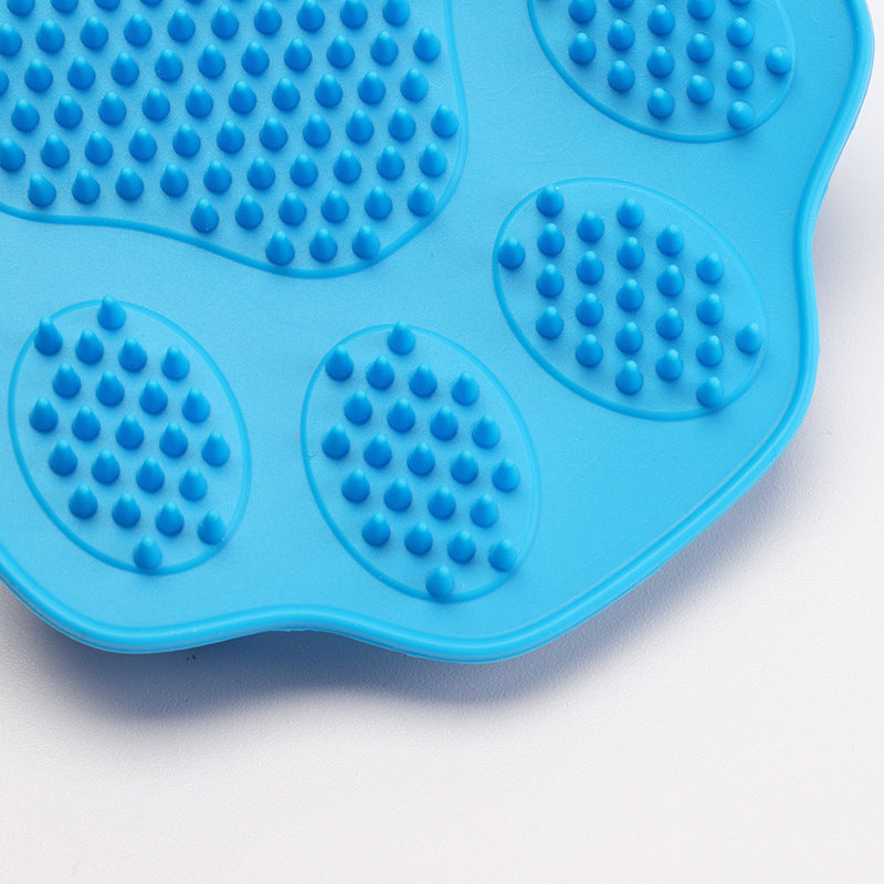 Spazzola Massaggiante in Silicone - Igiene Pet Multifunzione