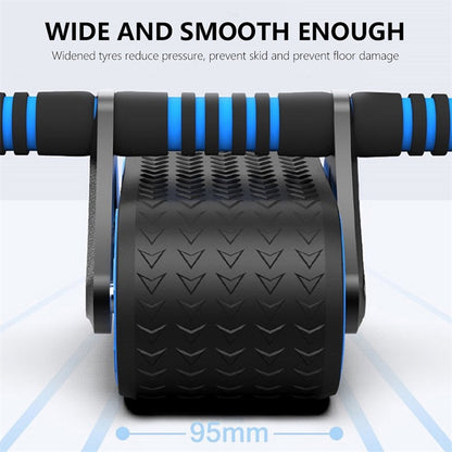 Auto-Rebound – Rullo Addominale a Doppia Ruota con Ritorno Assistito