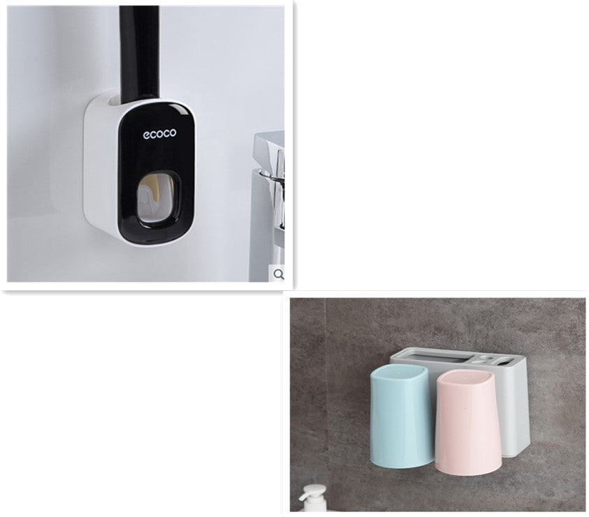 Dispenser Dentifricio Easy-Squeeze a Parete