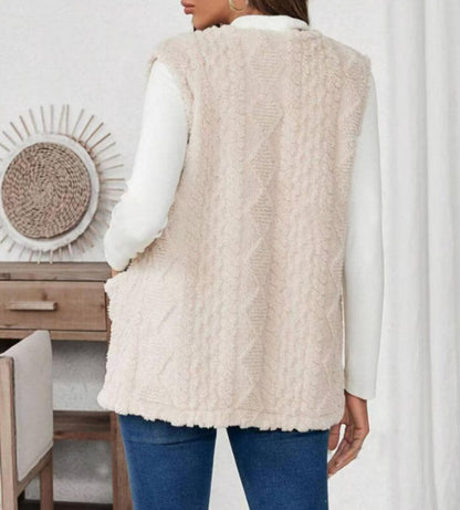 Cardigan Casual con Tasche Morbide (S-XL)