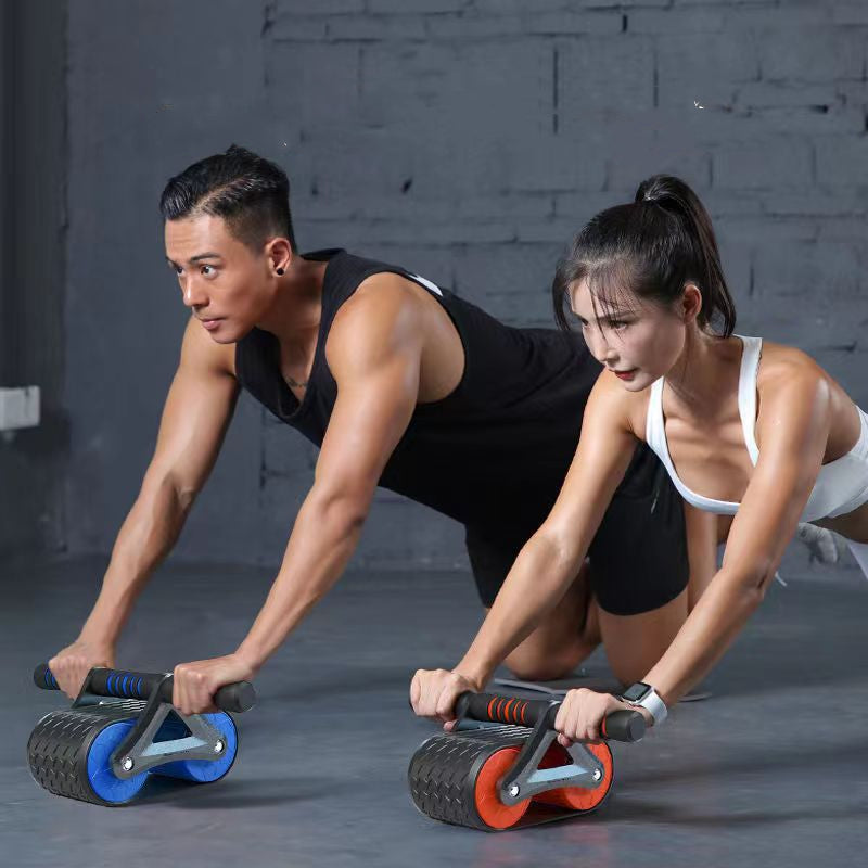 Auto-Rebound – Rullo Addominale a Doppia Ruota con Ritorno Assistito