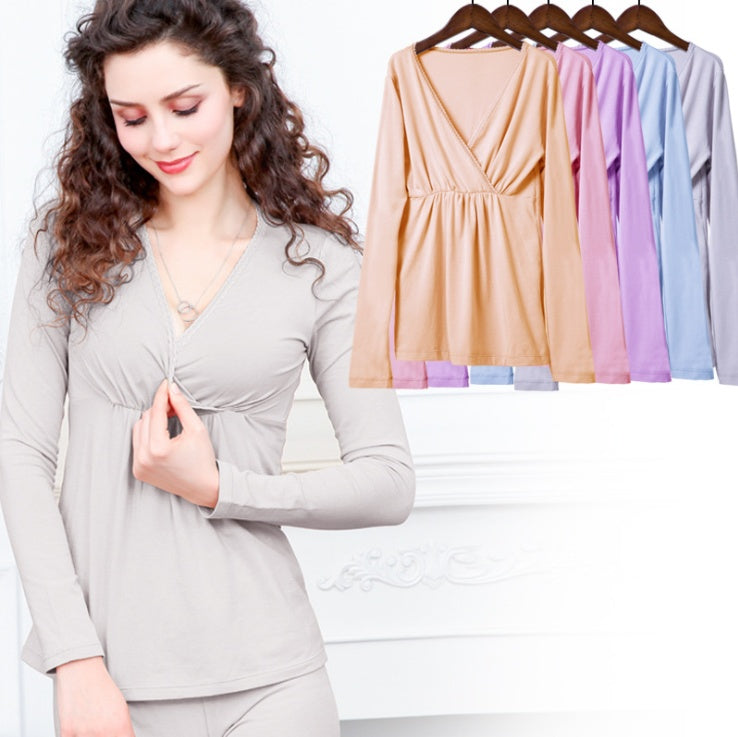 Autumn Wrap – Maglia Autunnale Premaman in Tessuto Morbido (M-2XL)