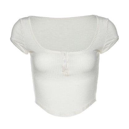 Top Sexy Tinta Unita (Crop Top) (S/L)
