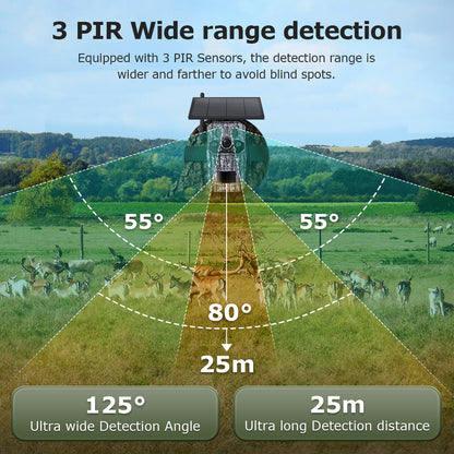 Trail-Cam 4G Smart - Telecamera da Caccia e Rilevamento
