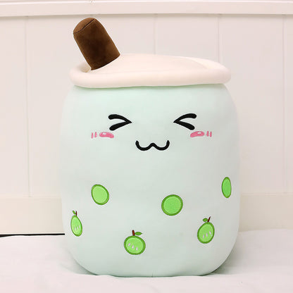 Boba Tea Plush – Cuscino Peluche a forma di Tazza Bubble Tea