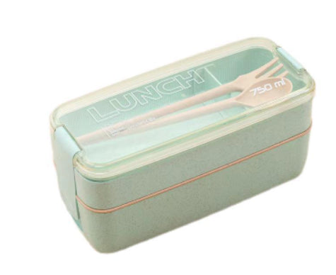 Lunch Box Eco 3-Layer in Fibra di Grano