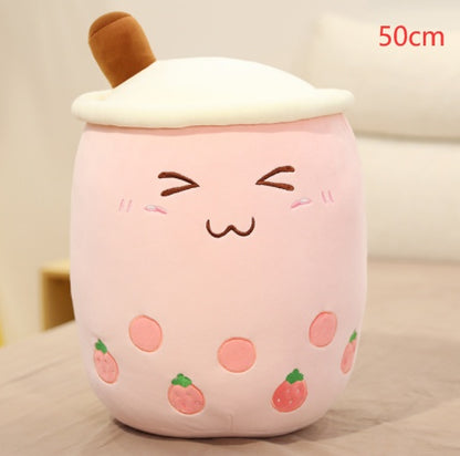 Boba Tea Plush – Cuscino Peluche a forma di Tazza Bubble Tea