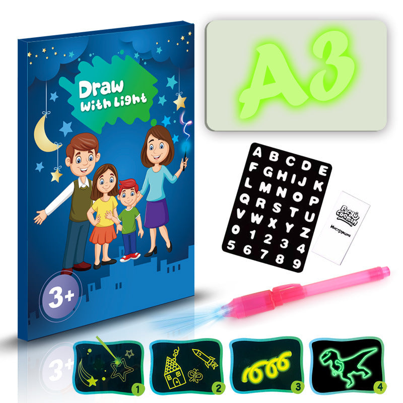 Magic Sketch 3D – Tavoletta Grafica LCD con 8 Effetti Luce Magici