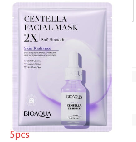 BioAqua Maschera in Tessuto con Collagene e Acido Ialuronico