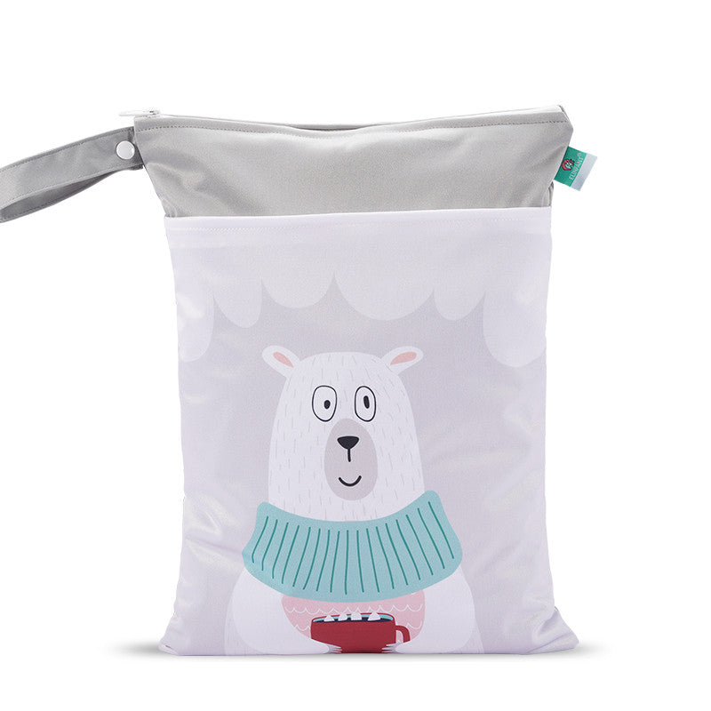Dry & Wet - Borsa Porta-Pannolini Impermeabile e Portatile