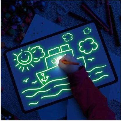 Magic Sketch 3D – Tavoletta Grafica LCD con 8 Effetti Luce Magici