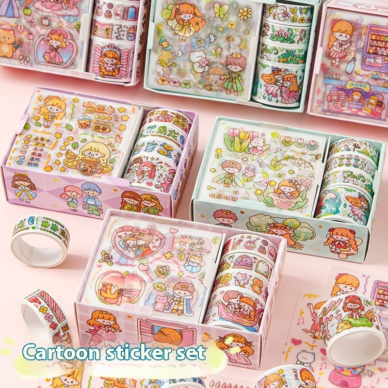 Gift-Sticker Set Kawaii Cartoon