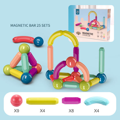 Magno-Build Sticks – Set di Costruzioni con Bastoncini Magnetici