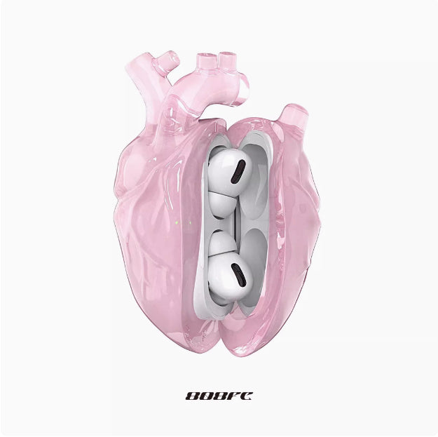 Heart-Beat Case: Cuore Anatomico 3D per Airpods Pro / Pro 2 / 3 / 4)