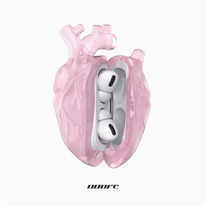 Heart-Beat Case: Cuore Anatomico 3D per Airpods Pro / Pro 2 / 3 / 4)
