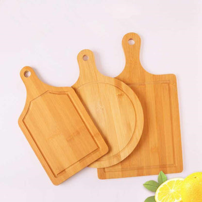 Multipurpose Pizza Board – Tagliere Circolare per Pizza e Frutta in Legno